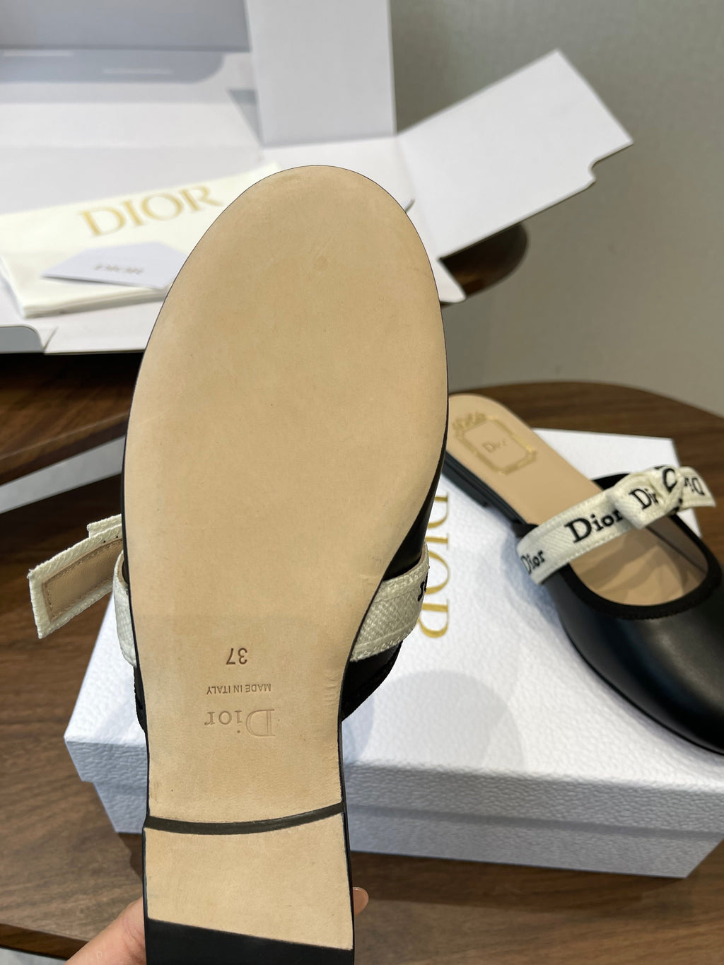 Dior 26 J'Adior Slipper Black in Lambskin 727328