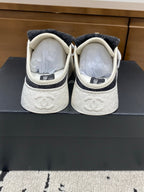 Chanel 26 Mules Casual Black White in Fabric 729327