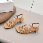 Loewe 26 Sandal 50 Light Camel in Sheepskin 738801