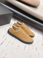 Chanel 26 Round Toe Platform Casual Shoes Light Camel in Suede 739427