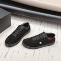 Chanel 26 Round Toe Platform Casual Shoes Black in Suede 739426