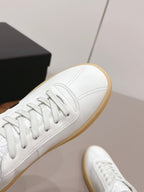 Chanel 26 Round Toe Platform Casual Shoes White in Cowhide 739425