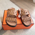 HM  Extra Sandal Brown in Cowhide 743959