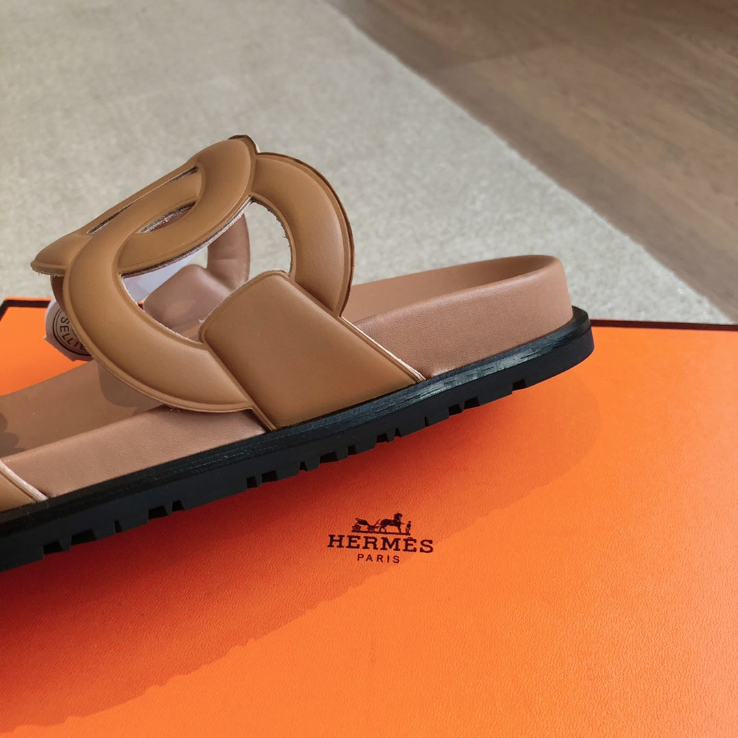 HM  Extra Sandal Brown in Cowhide 743959