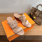 HM  Sandal 60 Beige in Suede 743970