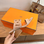 HM  Sandal 60 Beige in Suede 743970