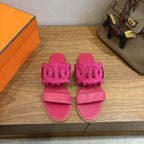HM  Sandal Pink in Suede 743982