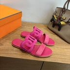 HM  Sandal Pink in Suede 743982