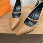 HM 26 Majeste 85 Pump Brown in Cowhide 744010