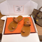 HM  July Sandal Brown in Cowhide 744060