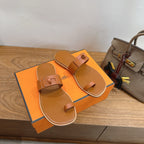 HM  July Sandal Brown in Cowhide 744060