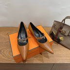 HM 26 Majeste 45 Pump Brown in Cowhide 744115