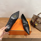 HM 26 Majeste 45 Pump Black in Cowhide 744116