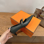HM 26 Majeste 45 Pump Dark Olive Green in Cowhide 744120