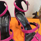 HM Liv Sandal 10.5 Pink in Deerskin 744076