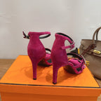 HM Liv Sandal 10.5 Pink in Deerskin 744076