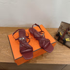 HM June Sandal Burgundy in Cowhide 744050