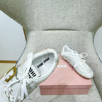 Miu 26 Sneaker White in Cowhide 747377
