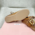 Miu 26 Sneaker Brown in Sheepskin 747378