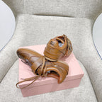 Miu 26 Sneaker Brown in Sheepskin 747378