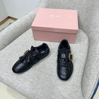 Miu 26 Sneaker Black in Sheepskin 747379
