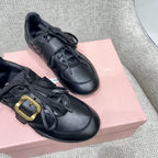 Miu 26 Sneaker Black in Sheepskin 747379