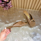 Loew Pebble Soft Sandal 55 Brown in Sheepskin 749416
