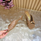 Loew Pebble Soft Sandal 55 Brown in Sheepskin 749416