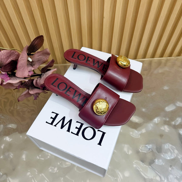 Loew 26 Sandal 45 Burgundy in Cowhide 749388