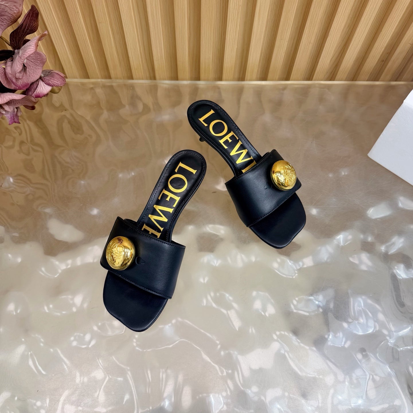 Loew 26 Sandal 45 Black in Cowhide 749387