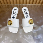 Loew 26 Sandal 45 White in Cowhide 749386