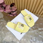Loew Sandal Lemon Yellow in Sheepskin 749332