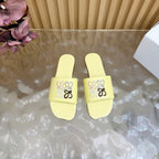 Loew Sandal Lemon Yellow in Sheepskin 749332