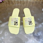 Loew Sandal Lemon Yellow in Sheepskin 749332