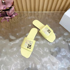 Loew Sandal Lemon Yellow in Sheepskin 749332