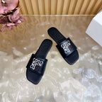 Loew Sandal Black in Sheepskin 749334