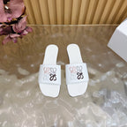 Loew Sandal White in Sheepskin 749330