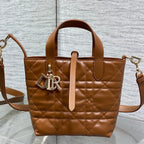 CD Toujours Vertical 18cm Brown in Cowhide 286402