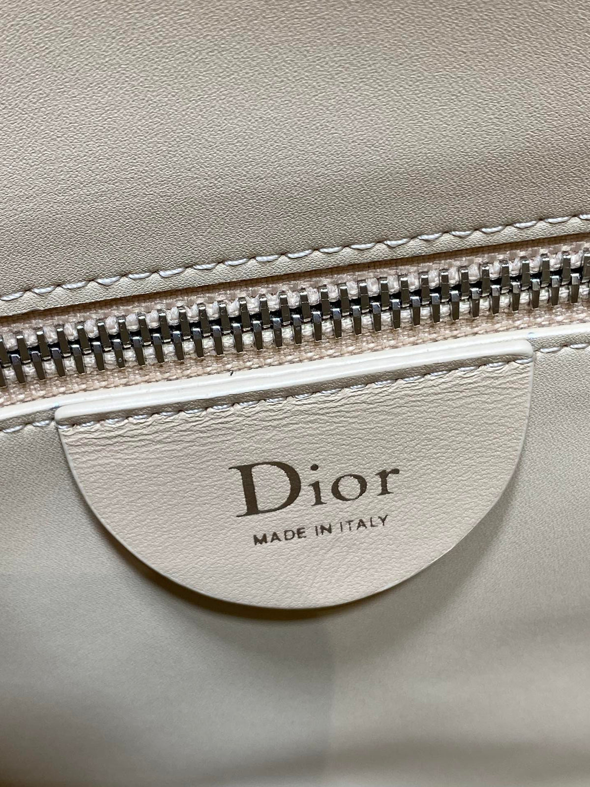 CD Diorly Bag 31.5cm Oatmeal in Nubuck Leather 286590