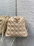 CD Dior Adiorable Bag 22cm Beige in Quilted Leather 286639
