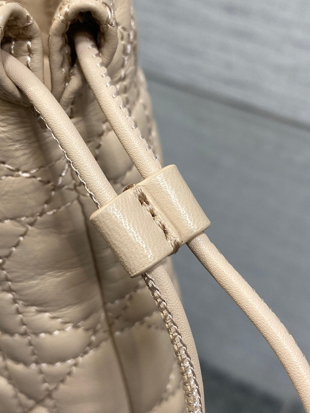 CD Dior Adiorable Bag 22cm Beige in Quilted Leather 286639