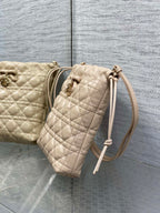 CD Dior Adiorable Bag 22cm Beige in Quilted Leather 286639