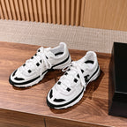CC Sneaker Black White in Leather 753930