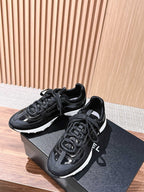 CC Sneaker Black in Leather 753927