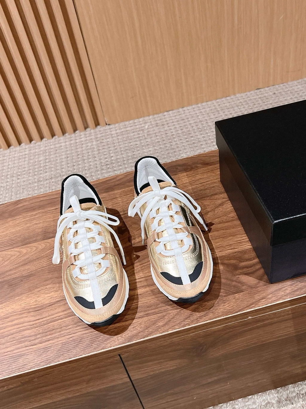 CC Sneaker Gold Brown in Leather 753924