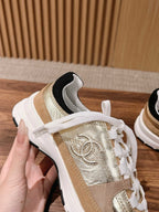 CC Sneaker Gold Brown in Leather 753924