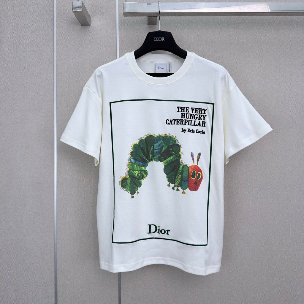CD 26 Crew Neck Short-sleeved T-shirt White in Cotton 379662