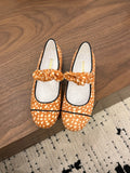CC 26 Polka Dot Mary Janes Orange in Horsehair 756093