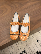 CC 26 Polka Dot Mary Janes Orange in Horsehair 756093