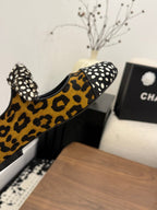 CC 26 Polka Dot Mary Janes Brown in Horsehair 756090